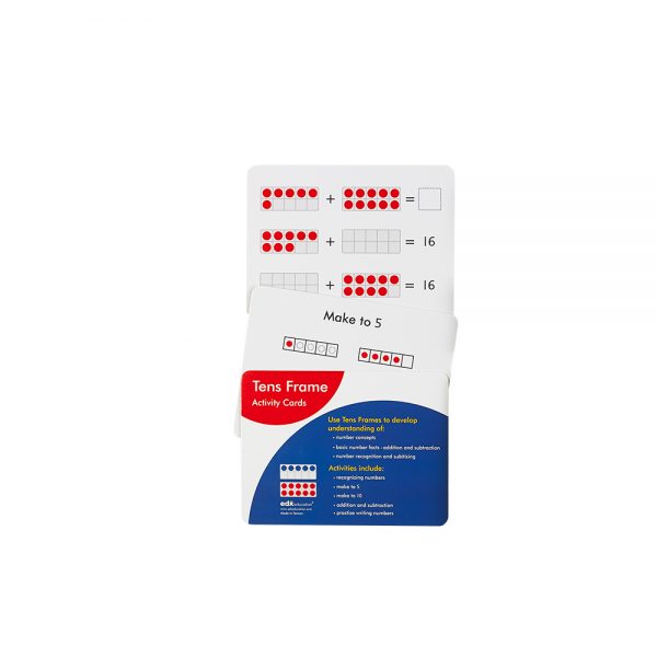 EDX Education – Activity Cards -Ten Frames – 16pcs