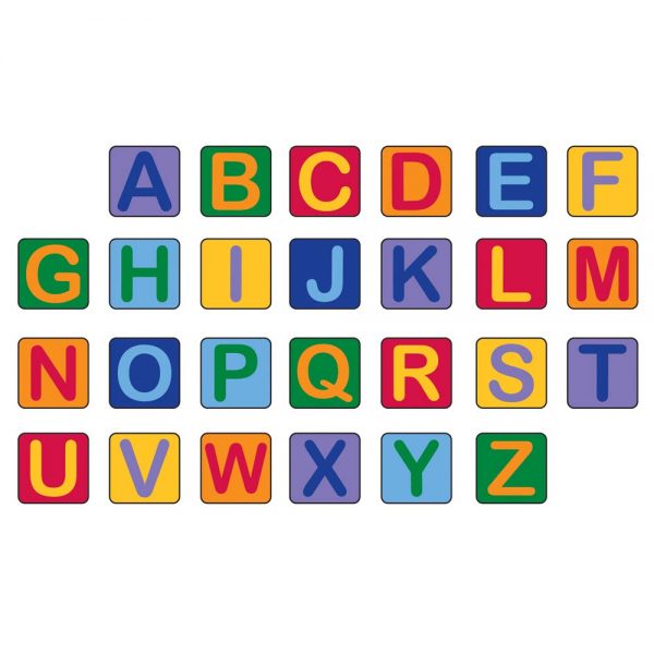 Learning Carpets – Alphabet – Seating Squares – 36 x 36 cm – 26pcs