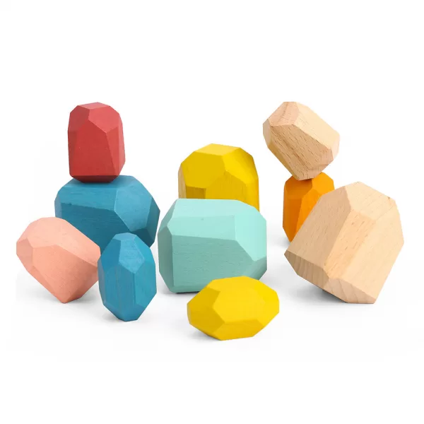 TookyToy – Wooden Stacking Stones