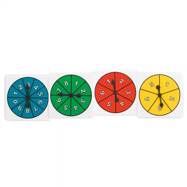 EDX Education – Spinners – Assorted Numbers – 4pcs Polybag
