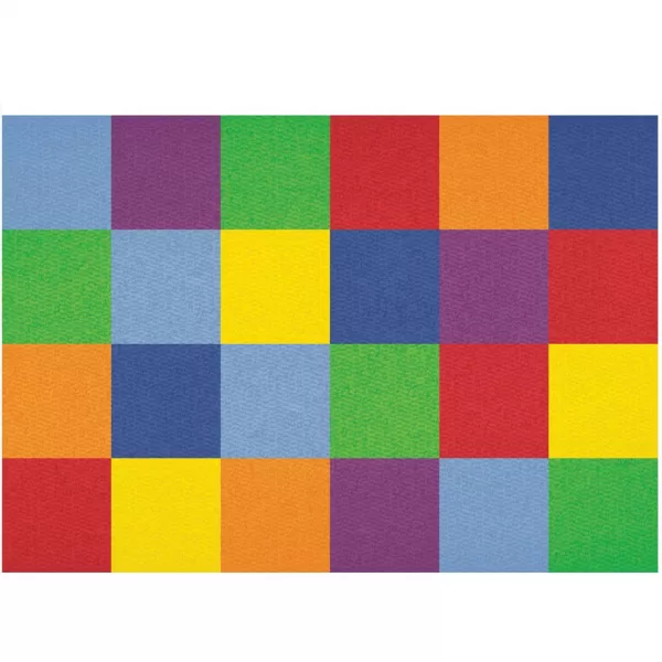 Learning Carpets – Colourful Grid – Rectangle – 257 x 178 cm