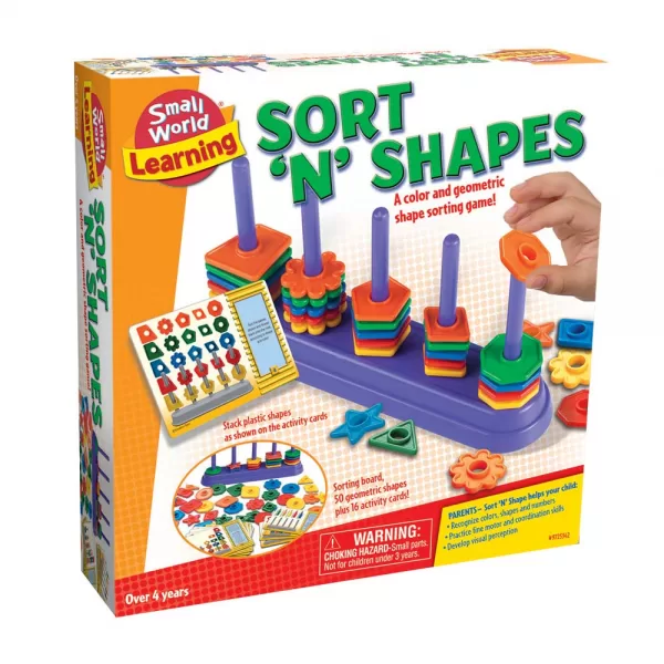 Small World Toys – Sort N Shapes – 56pcs