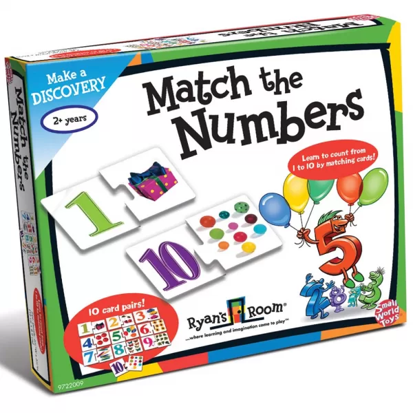Small World Toys – Match The Numbers Game – 20pcs