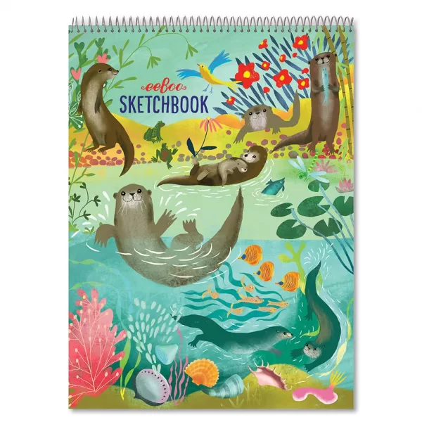eeBoo – Otters at Play Sketchbook