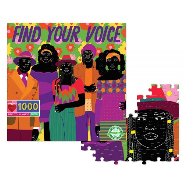 eeBoo – Find Your Voice 1000 Piece Square Puzzle