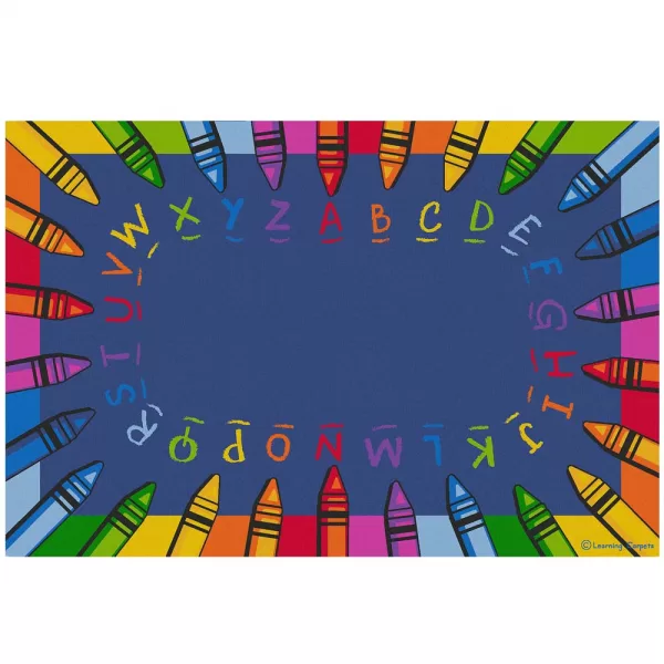 Learning Carpets – Alphabet Crayon – Rectangle – 274 x 183 cm