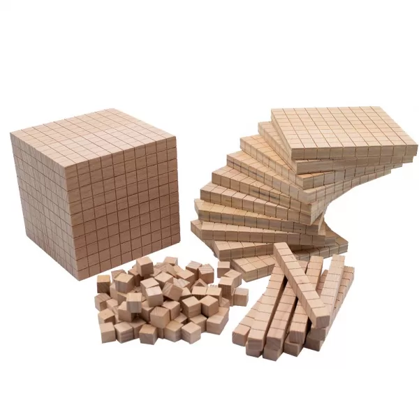 EDX Education – Base Ten – Wooden Set – 121pcs Polybag
