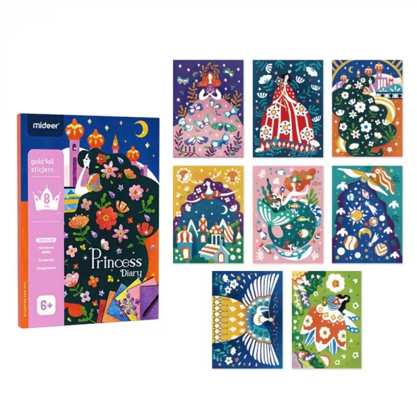 Mideer – Sticker Activity Set – Princess Diary