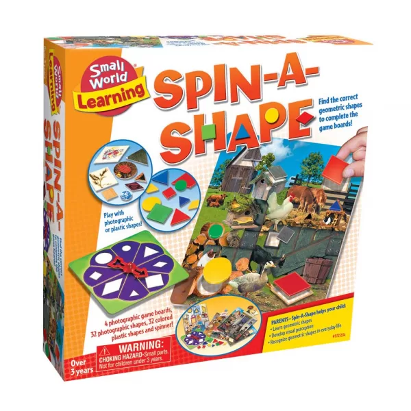 Small World Toys – Spin-A-Shape – 69pcs