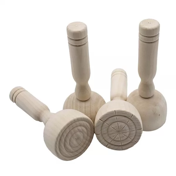 Anthony Peters – Wooden Clay, Dough & Paint Stampers – 4pcs