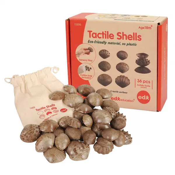 EDX Education – Tactile Shells – Eco Friendly FPC Material – 6 Tactiles – 3 Sizes – 36pcs