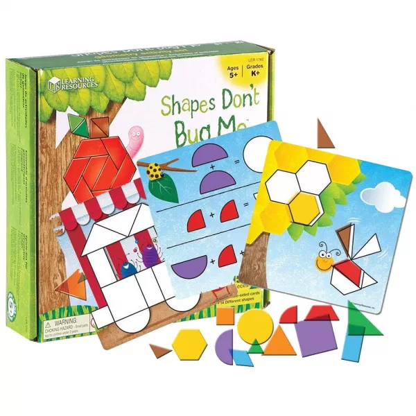 Learning Resources – Shapes Don’t Bug Me Geometry Activity Set