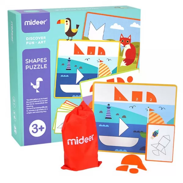 Mideer – Shapes Puzzle – Activity Game