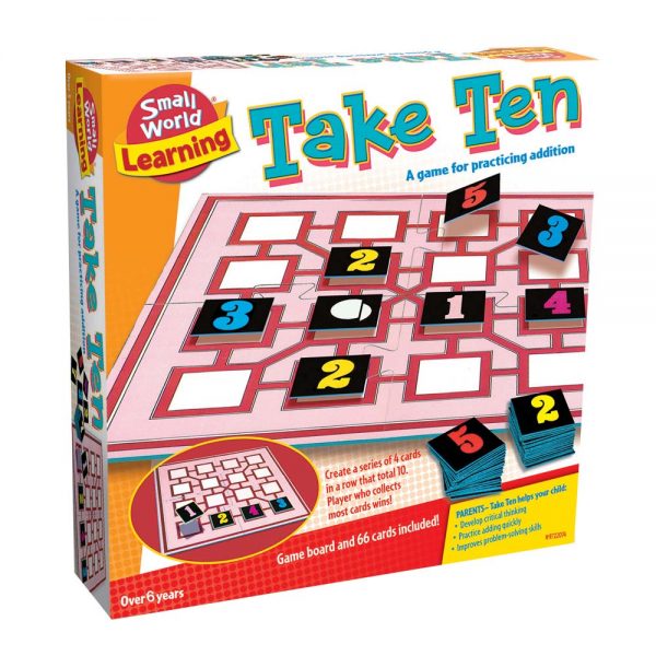 Small World Toys – Take Ten – Addition Game – 66pcs