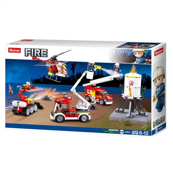 Sluban – Fire – Fire Set – 490pcs