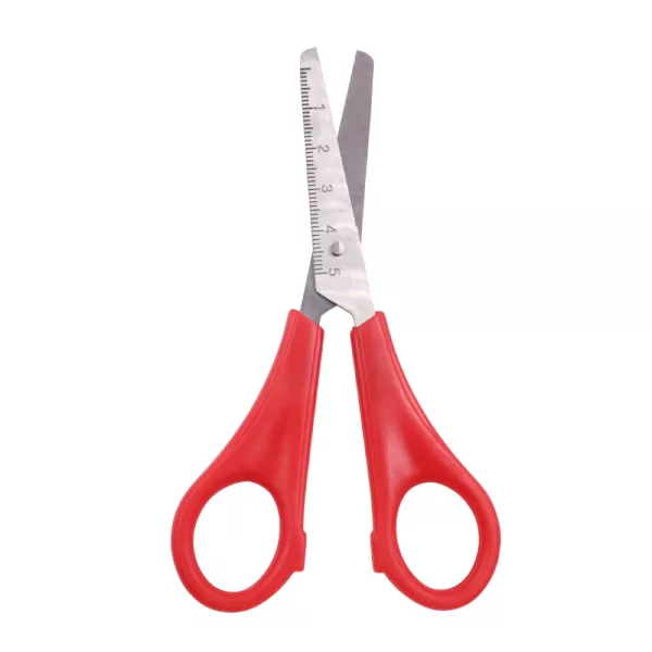 Anthony Peters – Scissors with Ruler on Blade – Red – Right-handed 12.5cm – 12pcs