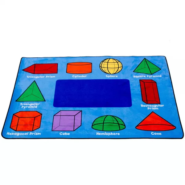 Learning Carpets – 3D Geometric Shapes – Rectangle – 257 x 178 cm