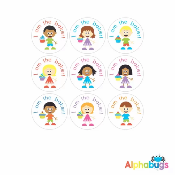 Early Learning Stickers – I am the Baker