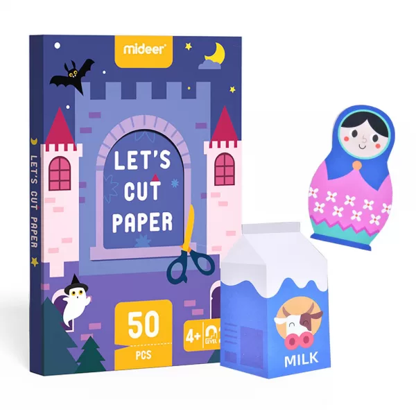 Mideer – Let’s Cut Paper Arts & Crafts Kit: Intermediate Level