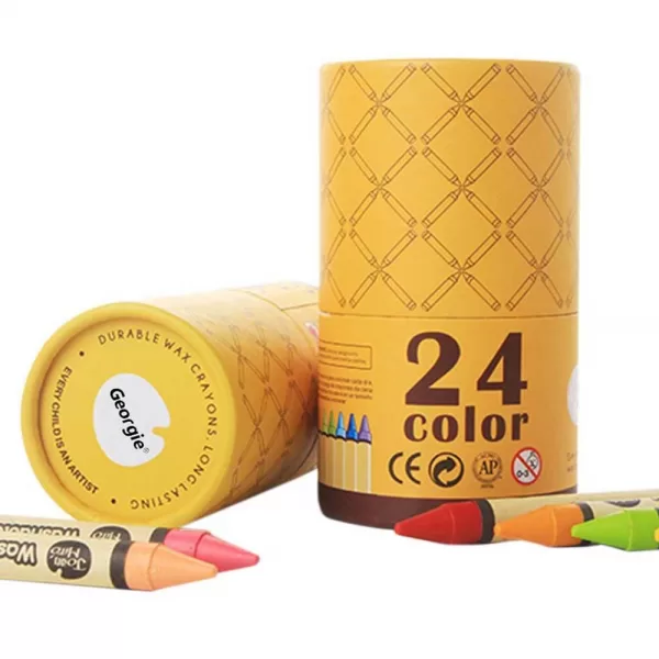 Jar Meló – Wax Crayons Washable – 24 Colours