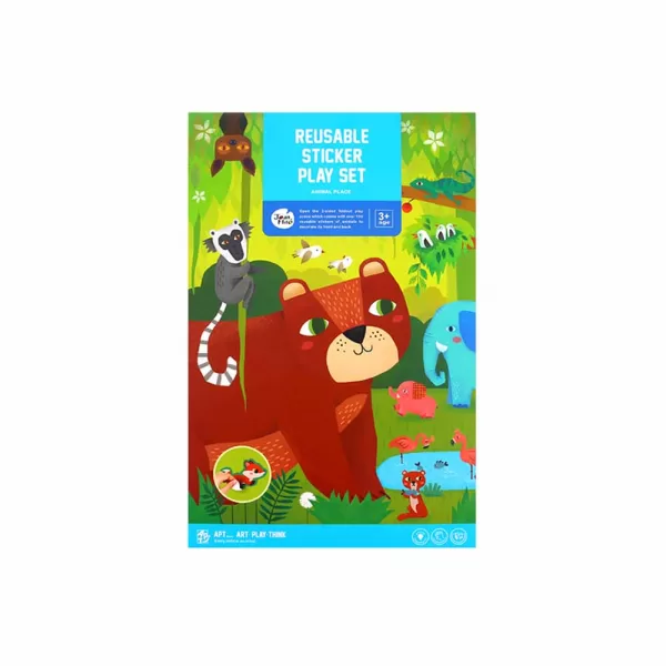 Jar Meló – Reusable Sticker Play Set – Animal Place