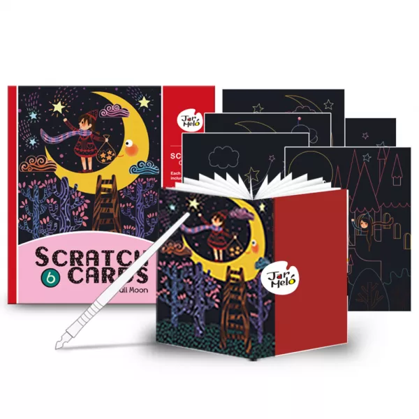 Jar Meló – Scratch Cards Set – Full moon