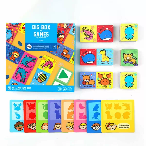 Jar Meló – Big Box Of Games – Cute Animals – 3 Games