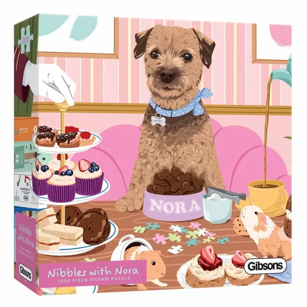 Gibsons – Nibbles with Nora 1000 Pieces Jigsaw Puzzle