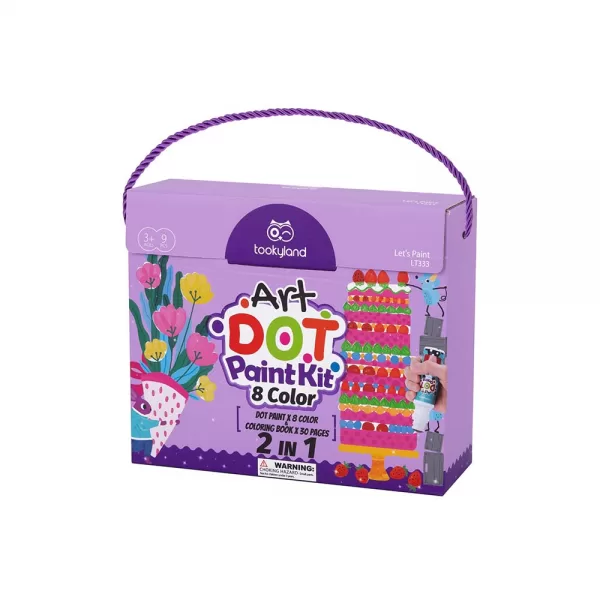 TookyToy – Dot Paint Kit – 8 Color