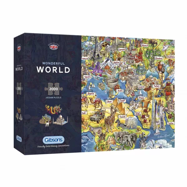 Gibsons – Wonderful World 2000 Piece Jigsaw Puzzle