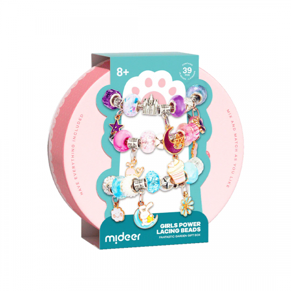 Mideer – Girls Power Lacing Beads – Fantastic Garden Gift Box