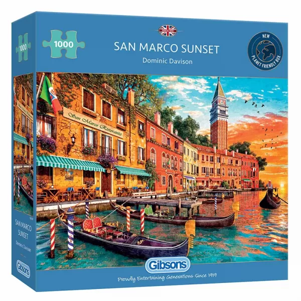 Gibsons – San Marco Sunset 1000 Pieces Jigsaw Puzzle