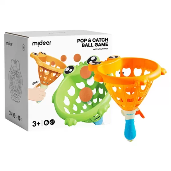 Mideer – Pop And Catch Ball Game Happy Vitality Frog