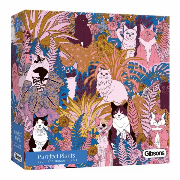 Gibsons – Purrfect Plants 1000 Pieces Jigsaw Puzzle
