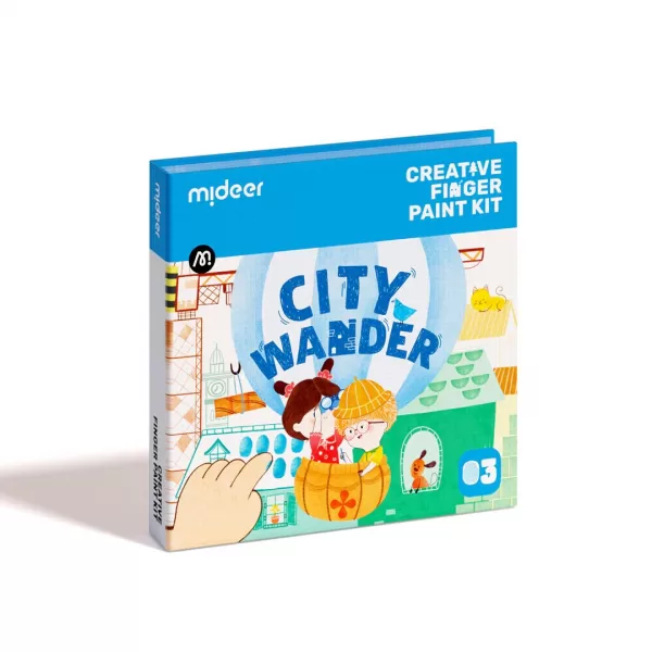 Mideer – Creative Finger Paint Kit – City Wander