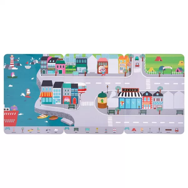 TookyToy – Silicone Sticker Book – Busy City