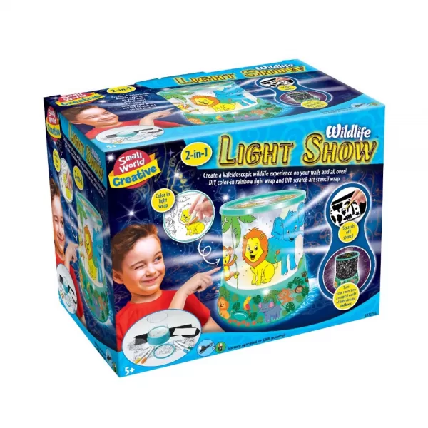 Small World Toys – 2-in-1 Wildlife Light Show
