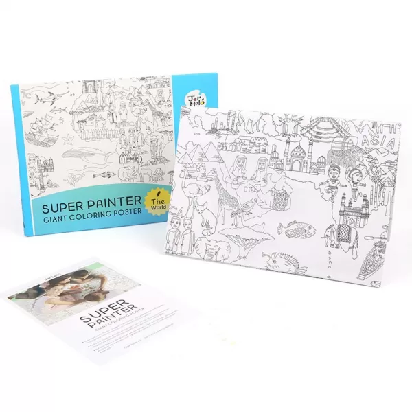 Jar Meló – Super Painter Giant Coloring Poster Pads The World