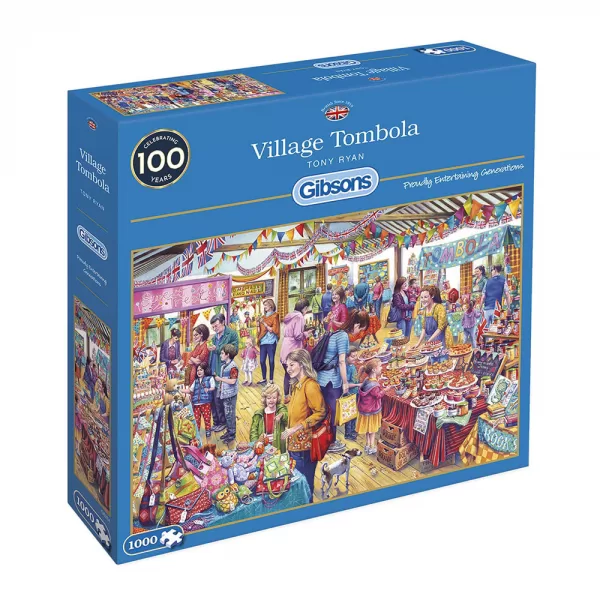 Gibsons – Village Tombola 1000 Piece Jigsaw Puzzle