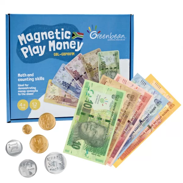 Greenbean Mathematics – Demo Magnetic Play Money