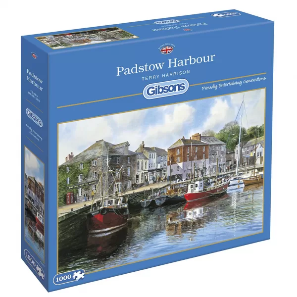 Gibsons – Padstow Harbour 1000 Piece Jigsaw Puzzle