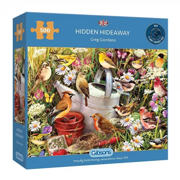 Gibsons – Hidden Hideaway 500 Piece Jigsaw Puzzle