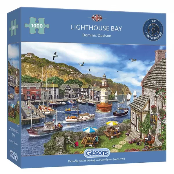 Gibsons – Lighthouse Bay 1000 Piece Jigsaw Puzzle