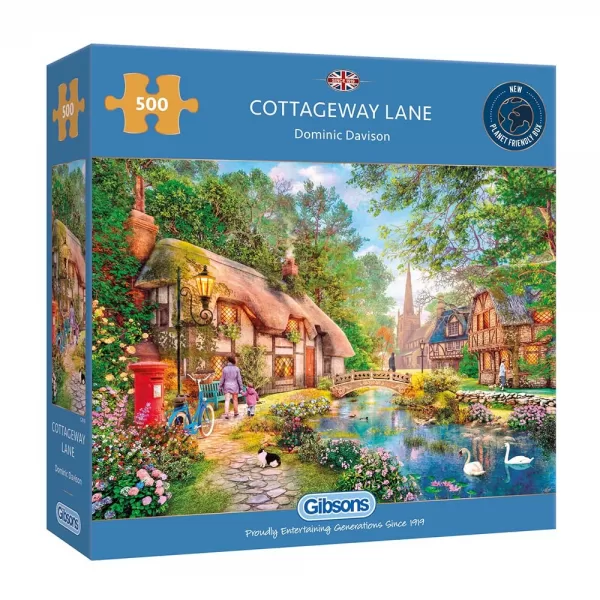 Gibsons – Cottageway Lane 500 Piece Jigsaw Puzzle