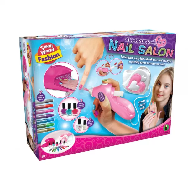 Small World Toys – Air-Brush Nail Salon Kit