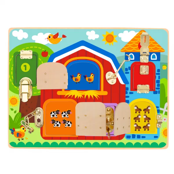 TookyToy – Latches Activity Board