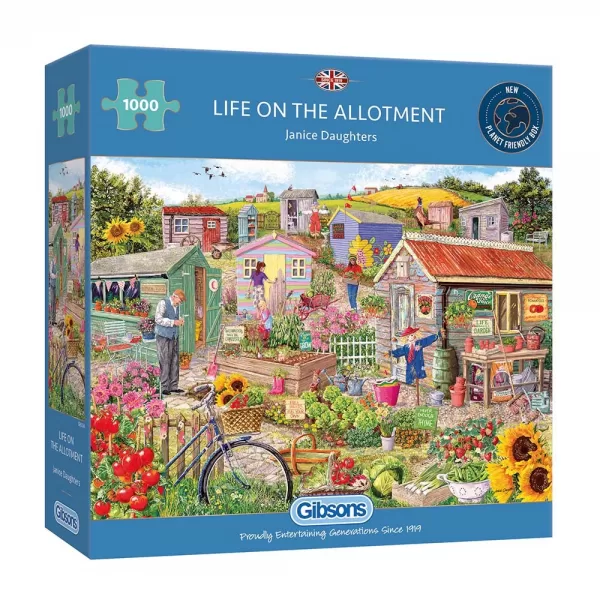 Gibsons – Life on the Allotment 1000 Piece Jigsaw Puzzle