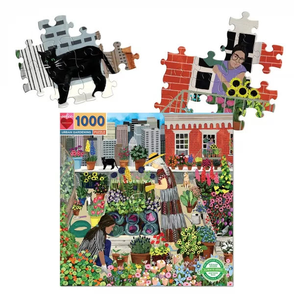 eeBoo – Urban Gardening 1000pc Puzzle