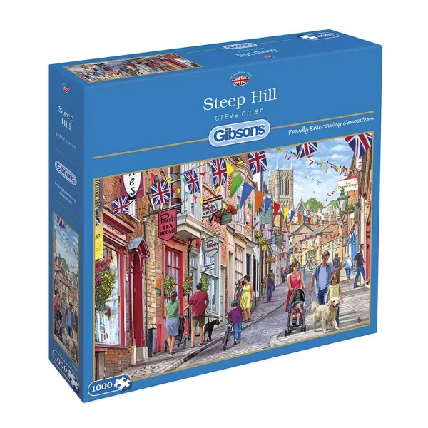 Gibsons – Steep Hill 1000 Piece Jigsaw Puzzle