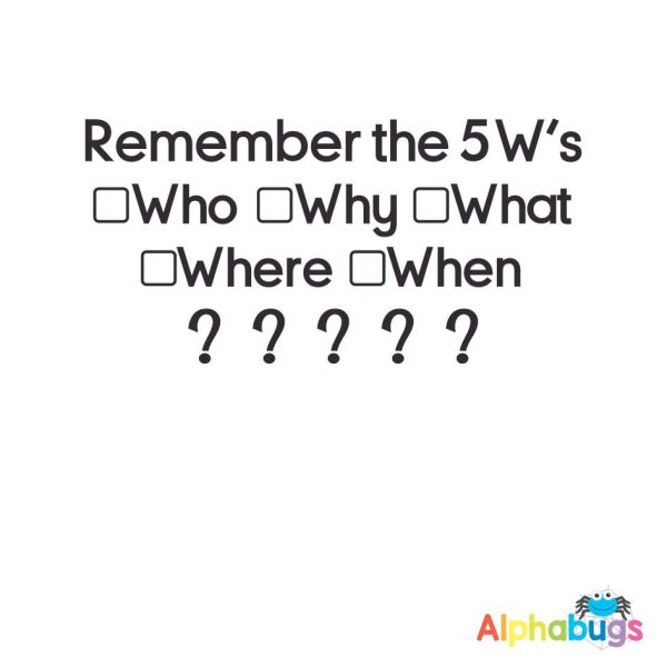 5 W’s Checklist (Self-Inking)